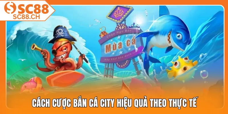 Cách cược bắn cá city hiệu quả theo thực tế