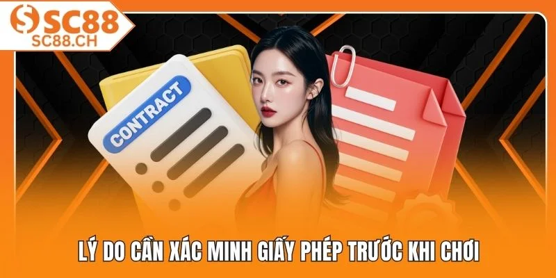 Lý do cần xác minh giấy phép trước khi chơi