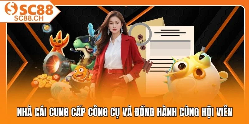 Nhà cái cung cấp công cụ và đồng hành cùng hội viên