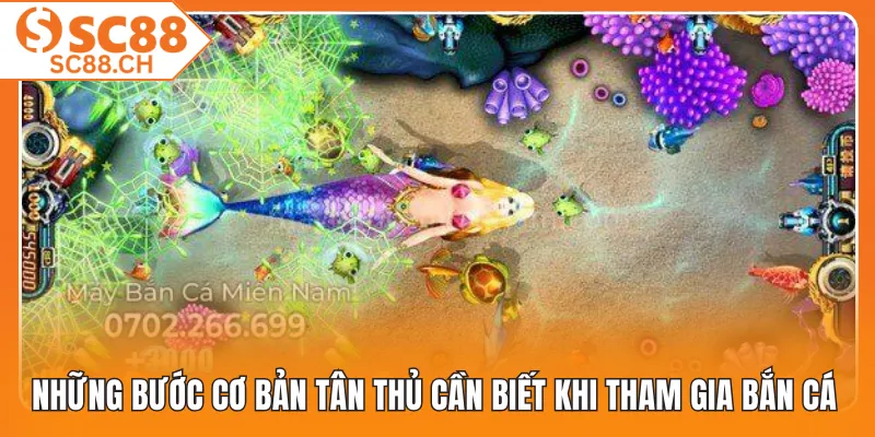 Những bước cơ bản tân thủ cần biết khi tham gia bắn cá 