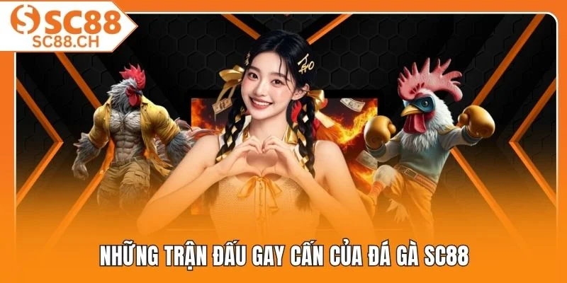 Những trận đấu gay cấn của đá gà SC88